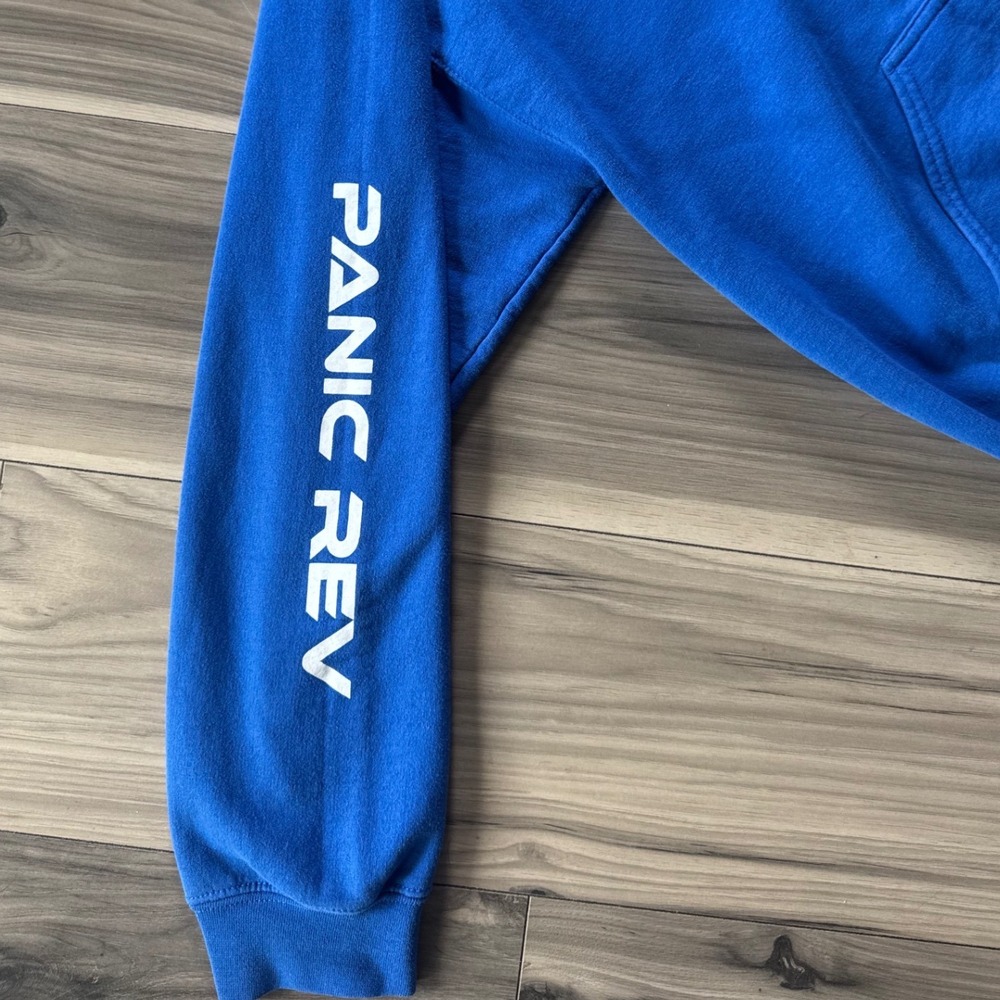 Panic Rev II Mud Racing Hoodie Royal Blue Roys Boys Racing Chevy Mens XL - Picture 4 of 7